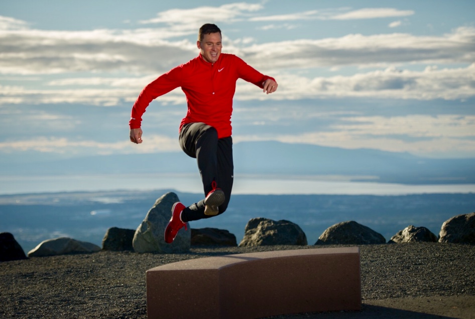 Keith Weinhold jumping