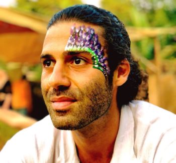 guy with face paint