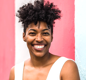headshot photo of a woman smiling