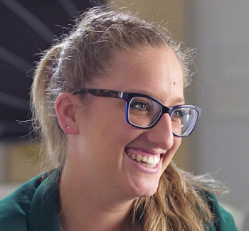 photo of a woman wearing glasses