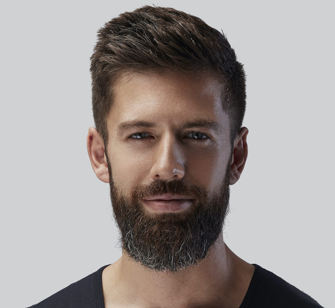 man with a warm smile