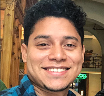 man with a warm smile
