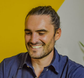 man with a warm smile