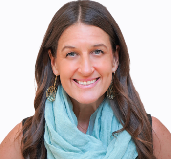 Stephanie Zito blue scarf