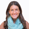 Stephanie Zito blue scarf